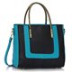 Elegantní kabelka Ashley Double Černo-modrá