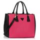 Elegantní kabelka Ashley Triangle Černo-růžová