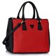 Elegantní kabelka Ashley Triangle Černo-červená