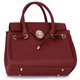 Kabelka Ashley Twist Lock M Burgundy