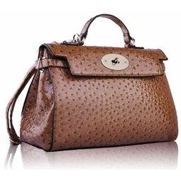 Kabelka Ashley Rotaty Ostrich Tan