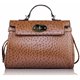 Kabelka Ashley Rotaty Ostrich Tan