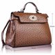 Kabelka Ashley Rotaty Ostrich Tan