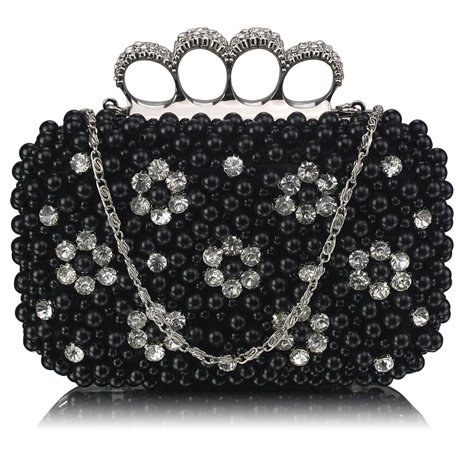 Psaníčko Ashley Pearls Černé