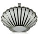 Psaníčko Ashley Hard Seashell Ivory (Bílé)