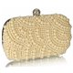 Psaníčko Ashley Oriental Pearls Champagne (Růžové Tělové Nude Béžové)