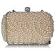 Psaníčko Ashley Oriental Pearls Champagne (Růžové Tělové Nude Béžové)
