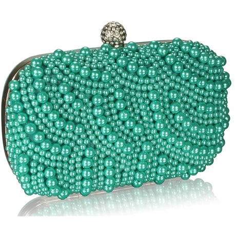 Psaníčko Ashley Oriental Pearls Emerald (Zelené Modré)