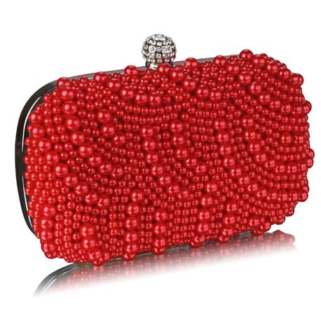 Psaníčko Ashley Oriental Pearls Červené