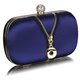 Psaníčko Ashley Satin Zipper Navy (Modré)