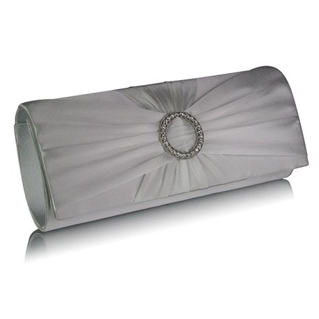 Psaníčko Ashley Satin Round Ivory (Bílé Smetanové)