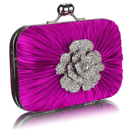 Psaníčko Ashley Flower Diamond Růžové (Fialové)