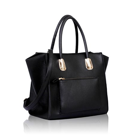 Dámská kabelka Ashley Pocket Zip Mat Černá