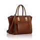 Dámská kabelka Ashley Pocket Zip Mat Hnědá
