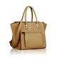 Dámská kabelka Ashley Pocket Zip Mat Béžová (Nude Tělová)