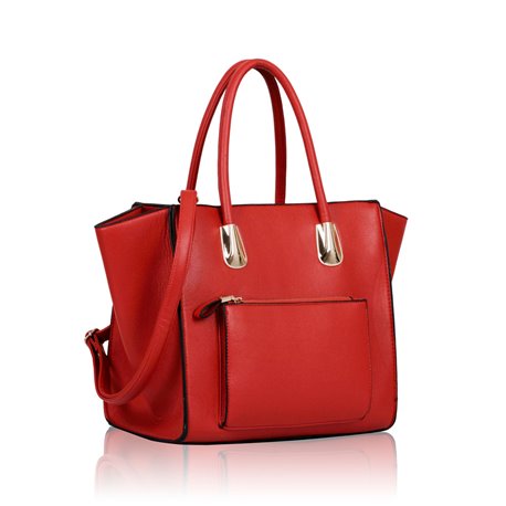 Dámská kabelka Ashley Pocket Zip Mat Červená