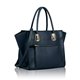 Dámská kabelka Ashley Pocket Zip Mat Navy (Modrá)