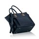 Dámská kabelka Ashley Pocket Zip Mat Navy (Modrá)