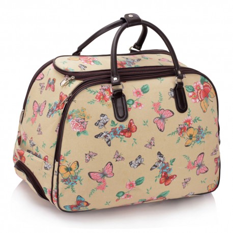Cestovní taška s kolečky Ashley Butterfly Big Béžová
