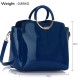 Kabelka Ashley Blue Patent