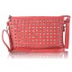 Red Purse With Stud Detail