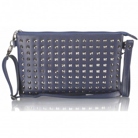 Navy Purse With Stud Detail