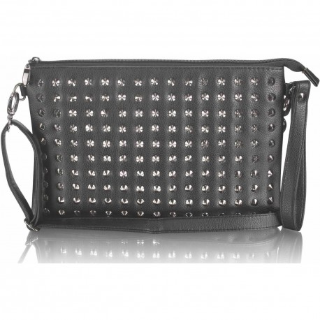Black Purse With Stud Detail