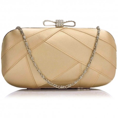 Psaníčko Ashley Oval Satin Nude