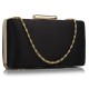 Psaníčko Black Satin Clutch