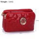 Red Quilted Shoulder Bag