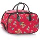 Cestovní taška s kolečky Ashley Butterfly Red