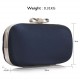 Psaníčko Ashley Oval Satin Navy	