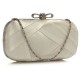 Psaníčko Ashley Oval Satin Ivory