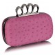 Psaníčko Ashley Ostrich Mat Pink